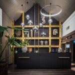 Luxe receptie met veel messing details