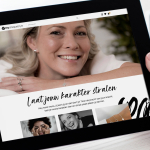 Sfeerbeeld Ipad met homepage sieradenshop